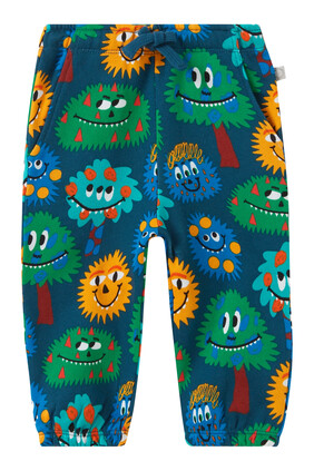 Kids Cotton Printed Joggers